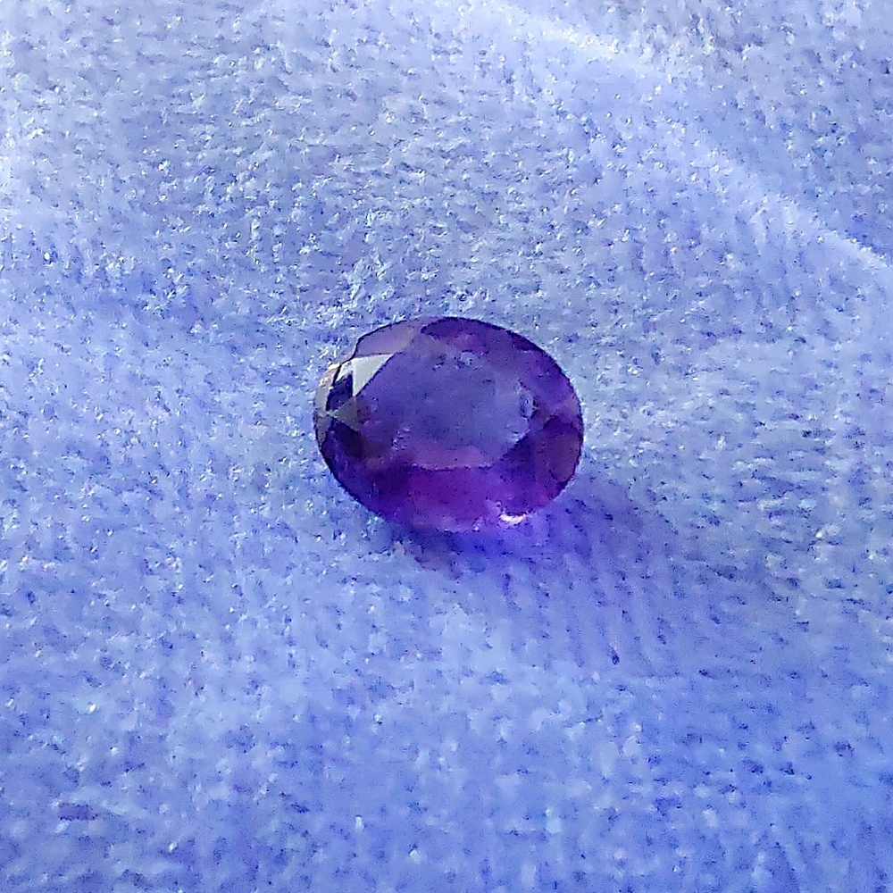 Rich Colored Purple 4ct., 10 x 12mm Amethyst; VS